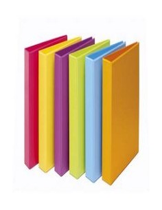 CARPETA Fº 2 ANILLAS 40 MM PVC VIOLETA FUN COLOR